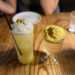 mango calpis + marina cocktail