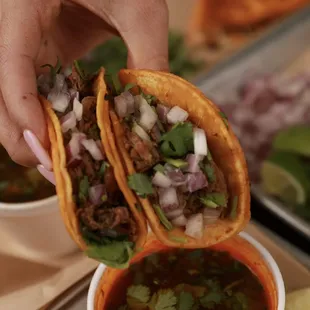 Tacos suaves de Birria