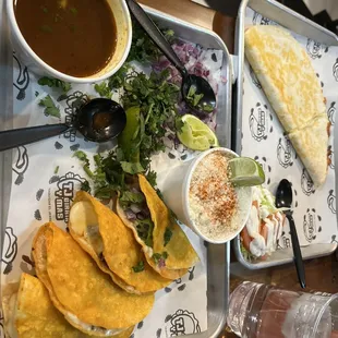 Biriadillas Con Consume and the Cup of Corn