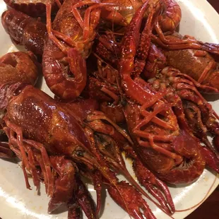 a plate of craws