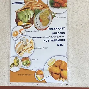 Menu poster