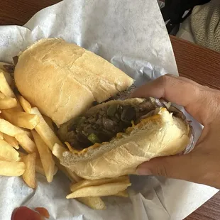 Western Grilled Cheese Steak Sandwich