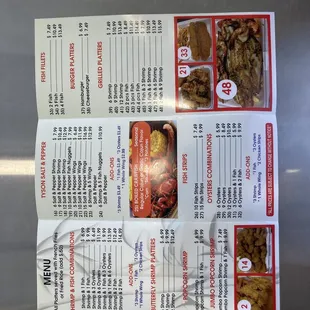 PORK CHOP, SNOW CRAB, OYSTER, GRILLED FISH &amp; SHRIMP