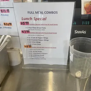 Lunch specials