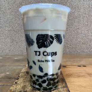 Jasmine green milk tea