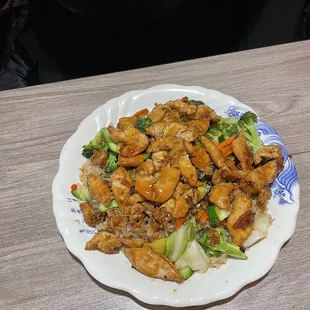 Hibachi Combo A Side Fried Rice Side Noodle