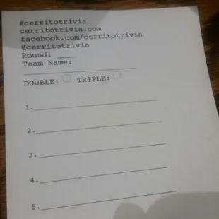 Trivia