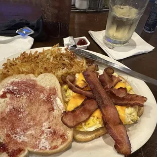 Breakfast sandwich on Weekends. Ask for Savana and Hope. Can&apos;t go wrong.