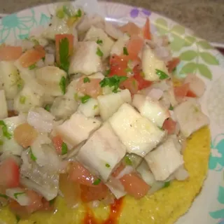 Fish Ceviche Tostada