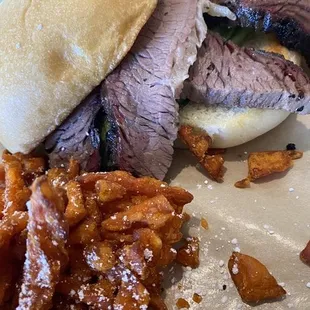 Burnt Endz Brisket Sandwich
