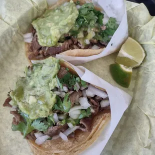 Carne asada tacos