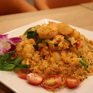 a plate of food