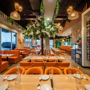 the dining area