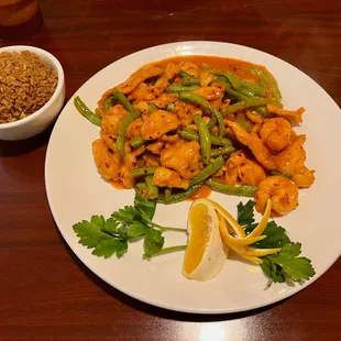 Thai Chicken and Shrimp