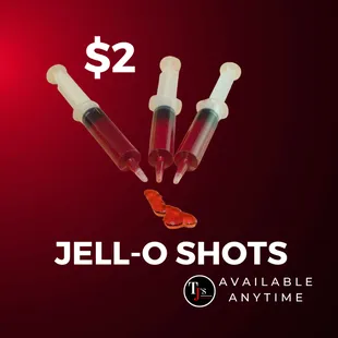 $ 2 jel - o shots
