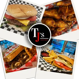 a variety of food items