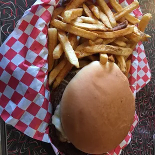 Mushroom Swiss Burger