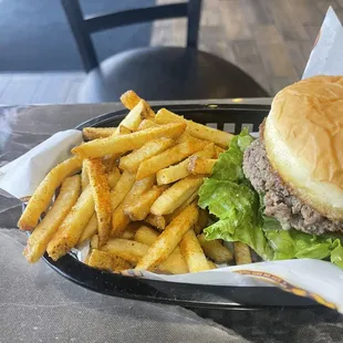 Double and seasoned fries