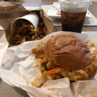Habanero Worcestershire Burger Combo