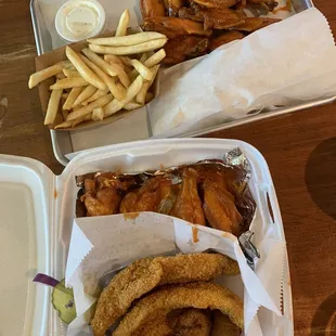 Catfish and wings