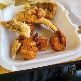 TJ&apos;s Fish &amp; Shrimp combination