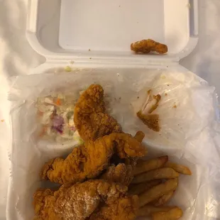 Chicken tender meal