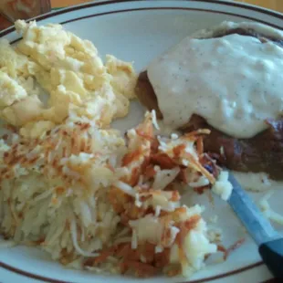 Chicken fried steak. Yumness!