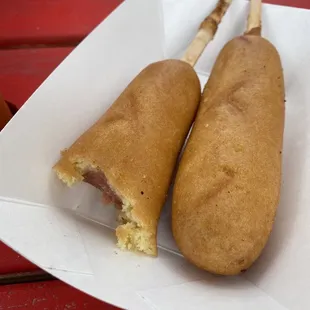 Soggy flaccid corn dog.