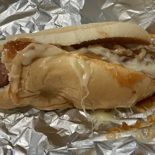 Philly Cheesesteak Hotdog