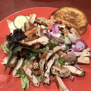 Cranberry and Blue Salad - delicious!