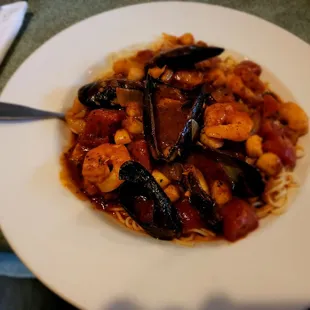 Capellini Seafood Supreme