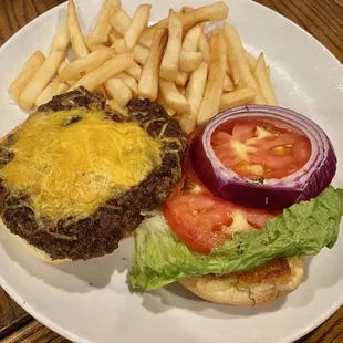 Cheeseburger and Fries