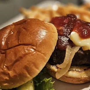 Cranberry Brie Burger