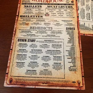 Getting some breakfast on our travels