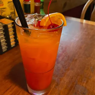 Soju Sunrise (mock tequila)