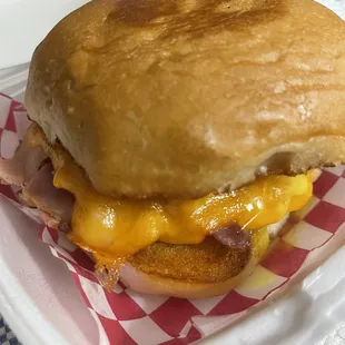 My favorite sandwich is the Caveman &amp; I love their Mac&amp;Cheese - so good! My husband and I can not resist TJ's!!