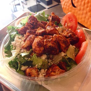 Black and blue salad