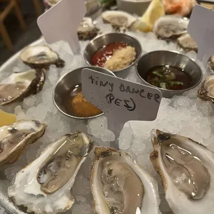 Oysters. Perfect size.
