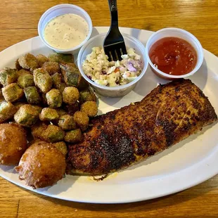 Blackened Mahi Platter