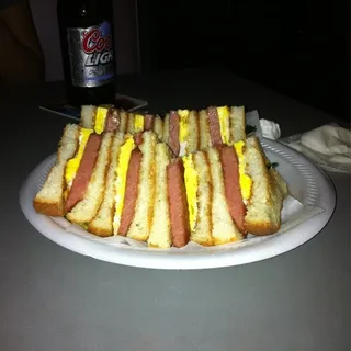 Spam And Egg Sandwich