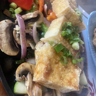 Sizzling Agedashi Style Tofu (NO Rice or Mac)