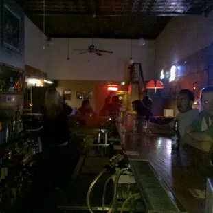 people sitting at the bar