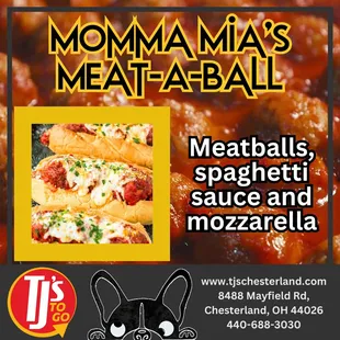 Meatball Loaded Hot Dog