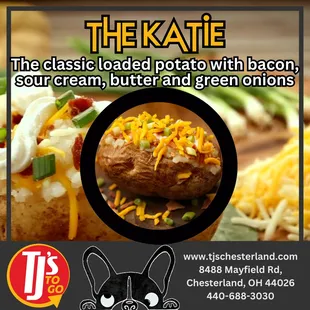 The Katie Classic Loaded Baked Potato