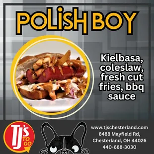 Polish Boy Loaded Hot Dog - Po-Boy