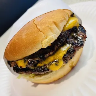 Double cheese burger