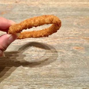 Onion Rings | Also golden crispy; not overly battered and the onions were soft.