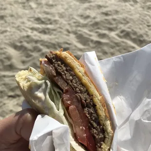 Half of the Cheeseburger