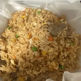 Beef fried rice