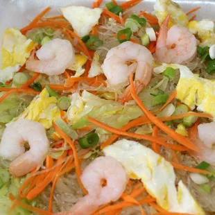 Bean thread noodles $7 Pick one protein shrimp, pork, chicken